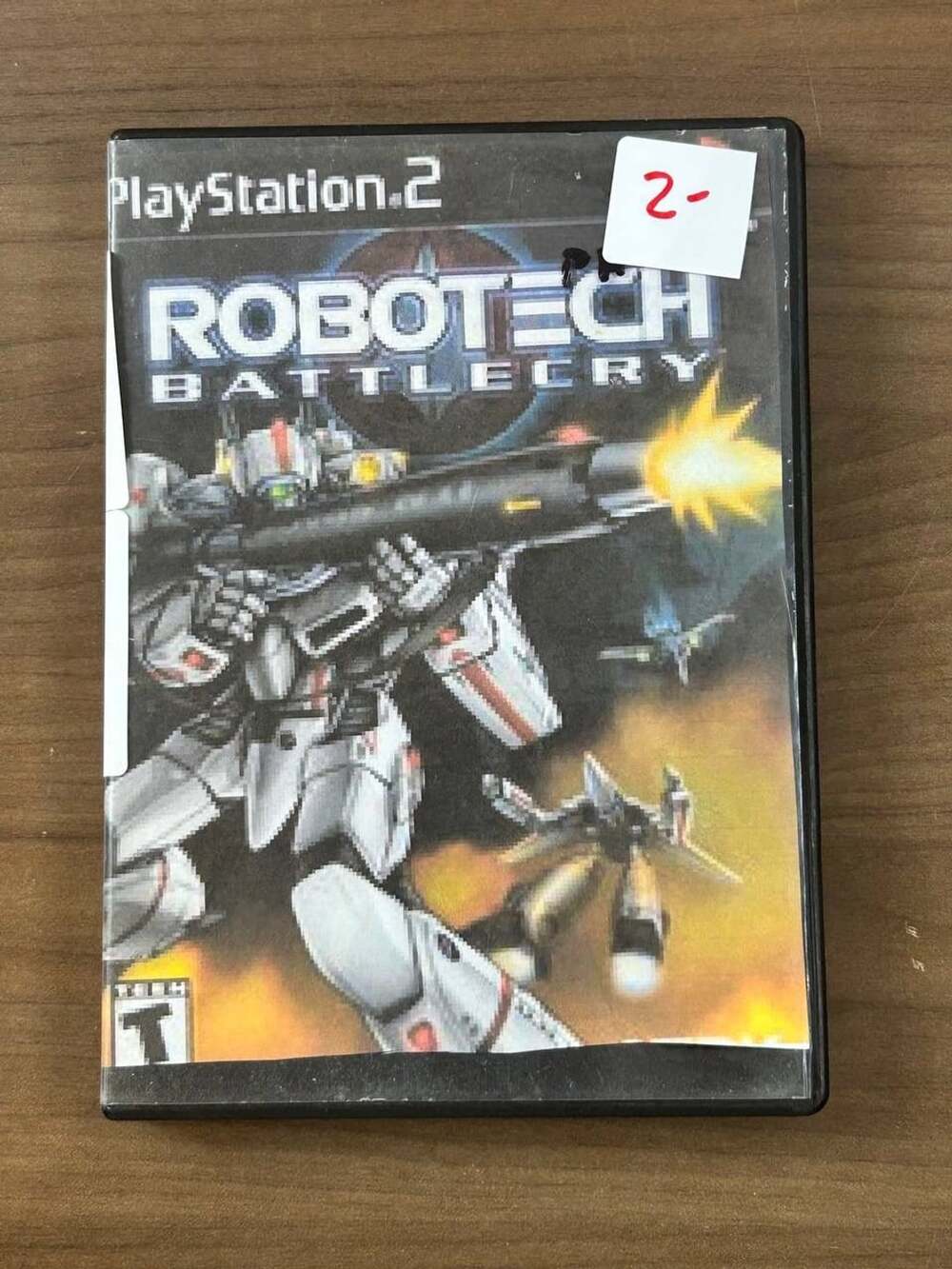 Robotech Battlecry Sony PlayStation 2 PS2 2002 Game Disc & Case No Manual